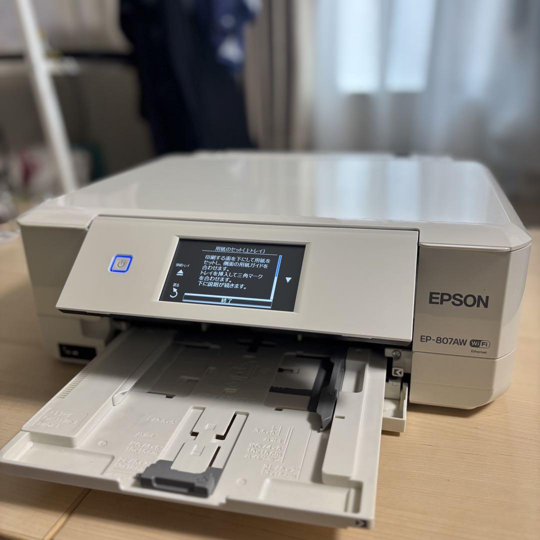 EPSON EP-807AW インクジェットプリンター - メルカリ