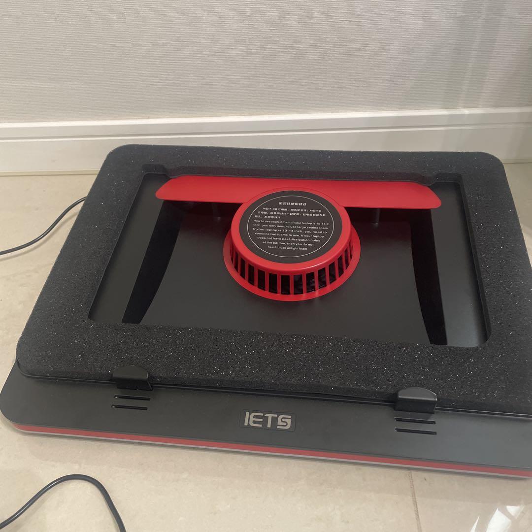 IETS GT500 ノートパソコン冷却パッド パワフルターボファン