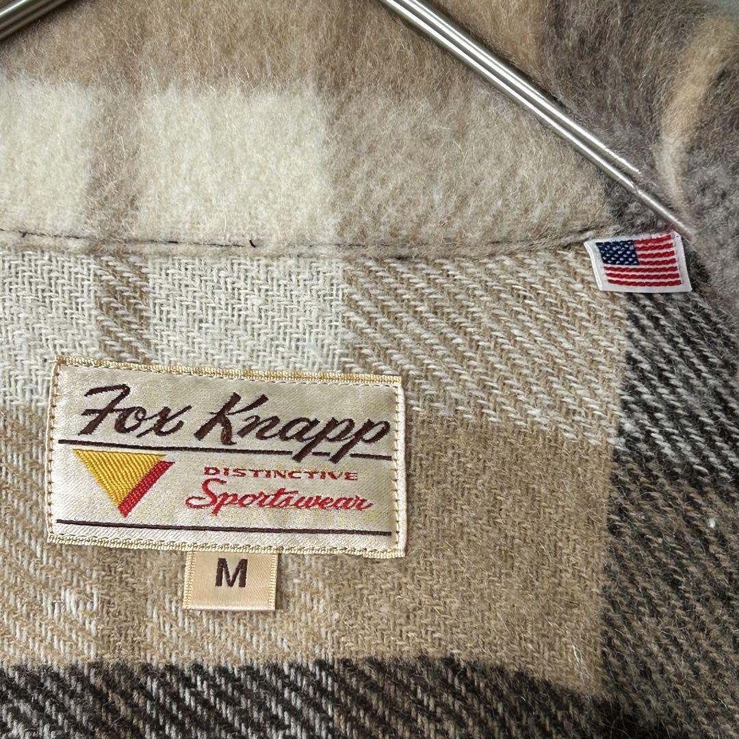 【完売品】Fox Knapp シャギー ジップアップ ブルゾン ウール モヘア