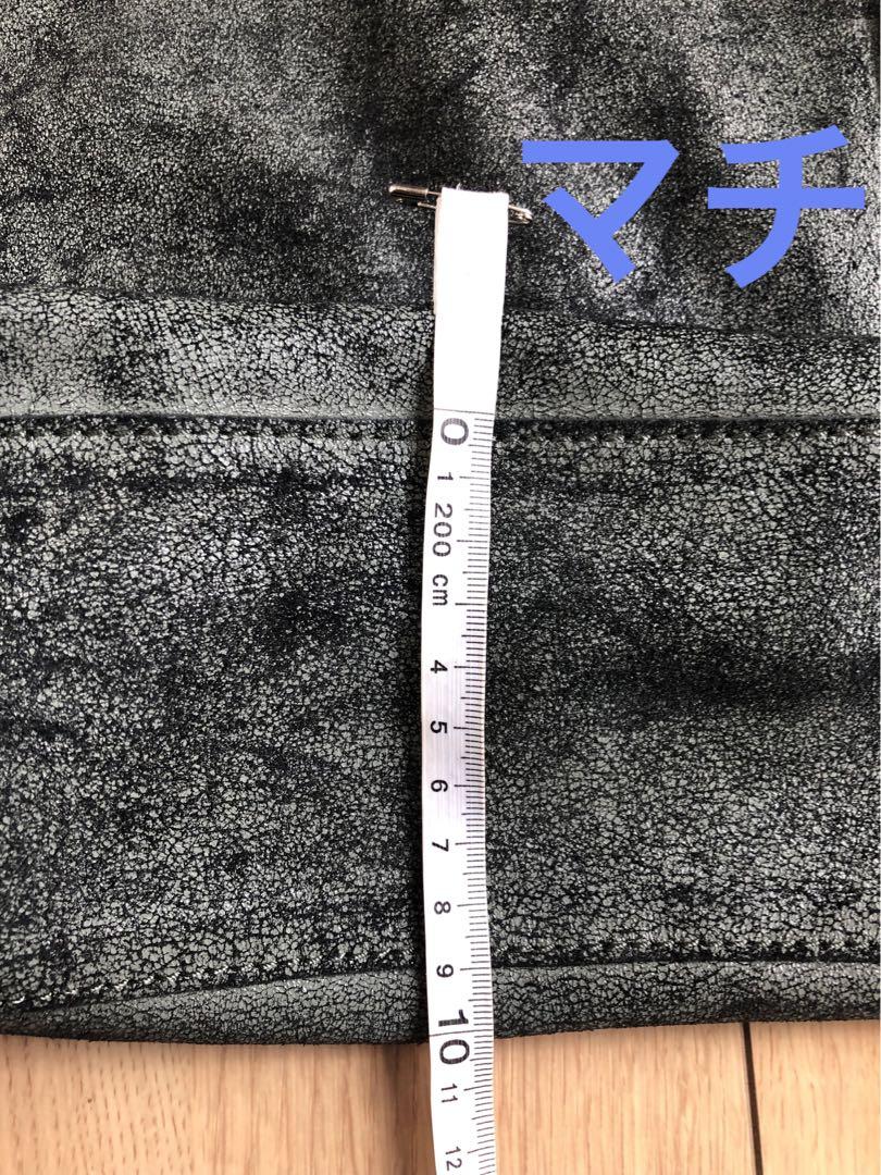 DIESEL 革トートバッグ ポーチ付き