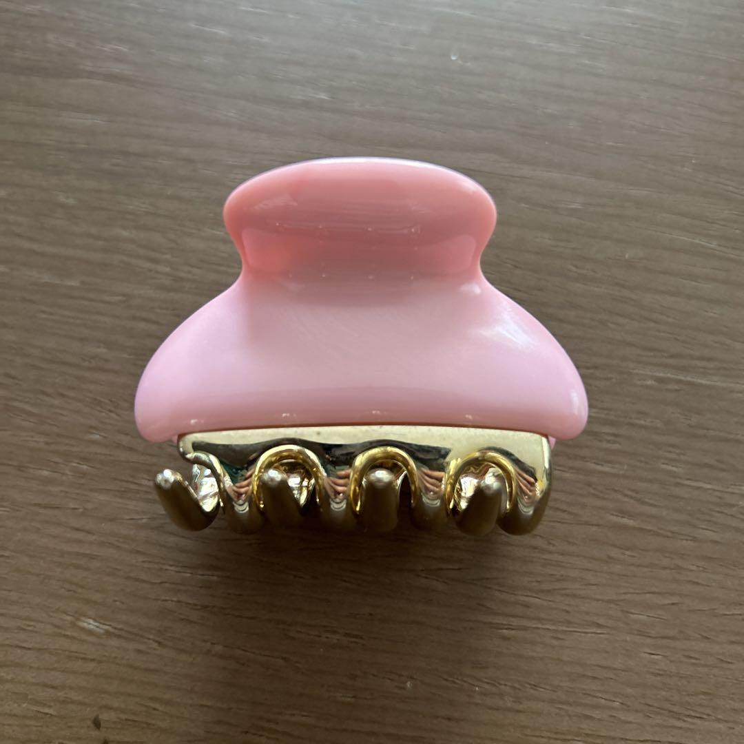 アッカ ヘアミニクリップ ピンク リボン ストーン | 中古
