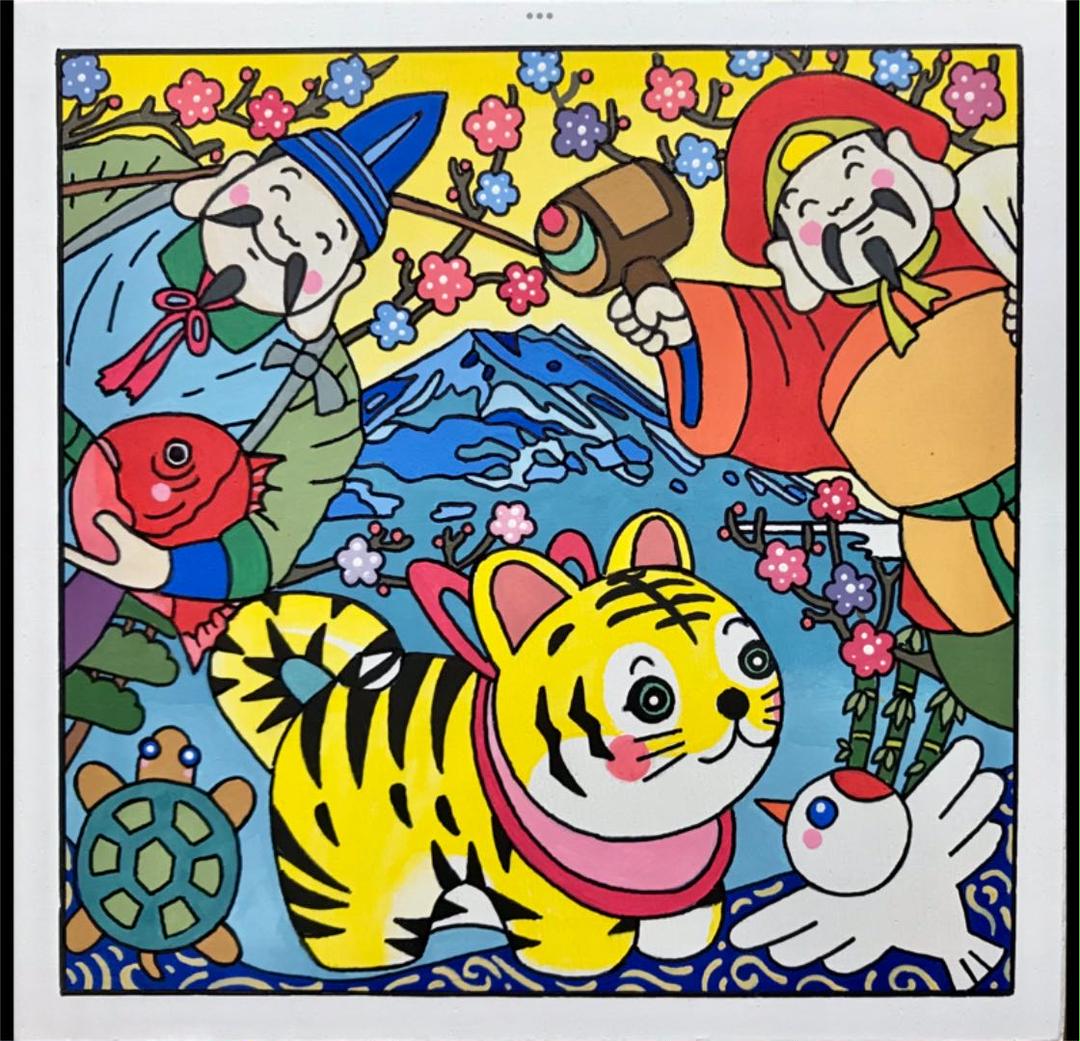 女性に人気! 自作の絵 イラスト ふっちゃん (冬の一枚完成) - 絵画 セール激安商品 (冬の一枚完成) 自作の絵 イラスト ふっちゃん 絵画/タペストリ