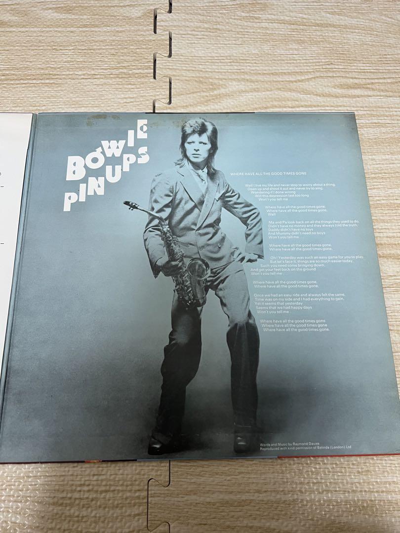 ※盤面極美品【RVP6129帯付きLPレコード】david bowie