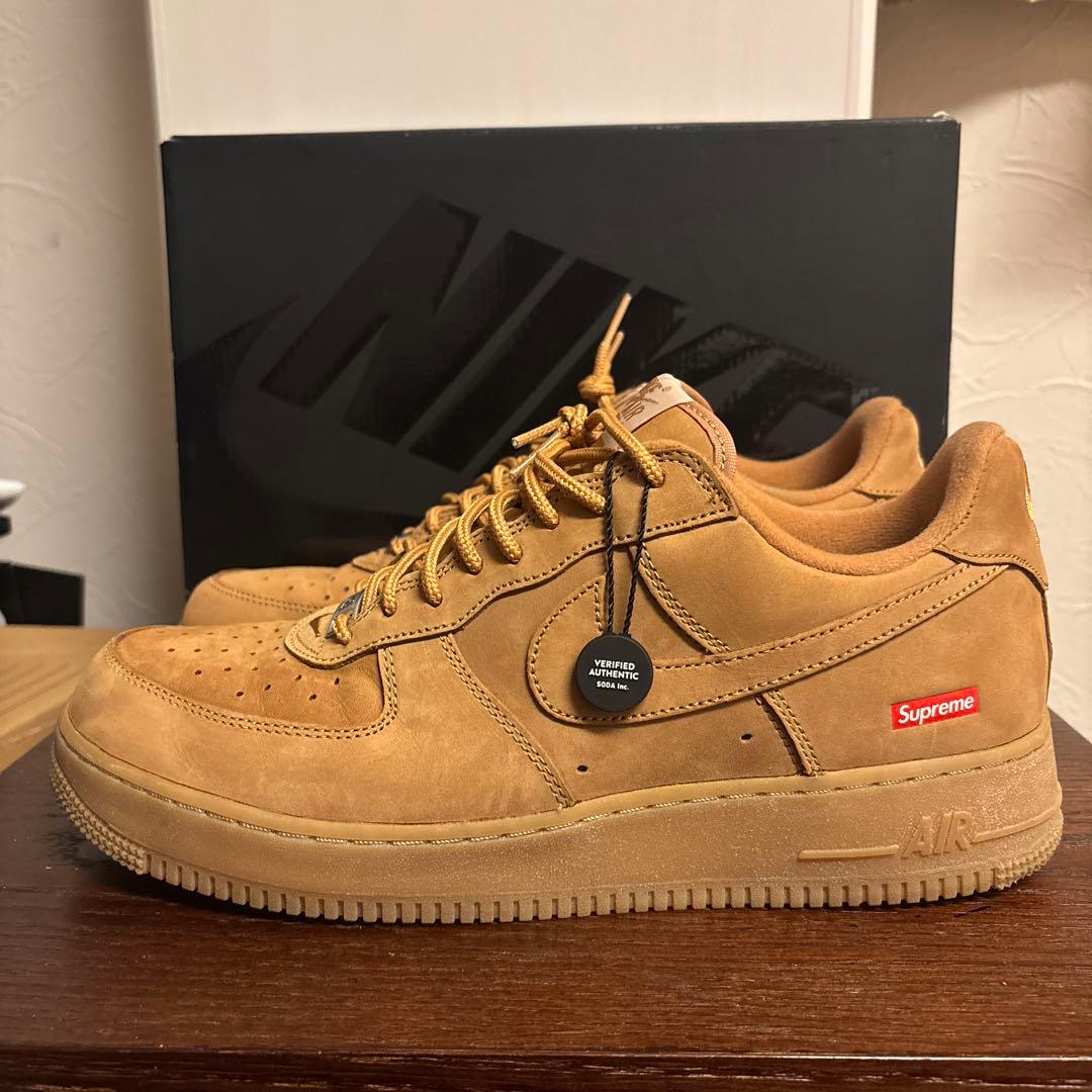 Nike Air Force 1 Supreme ウィート　FLAX