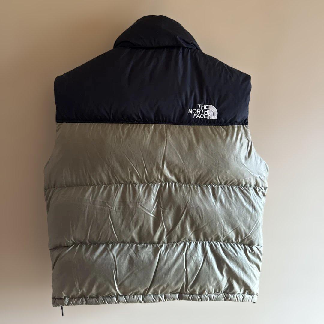 中古THE NORTHFACEヌプシダウンベストXLグリーン 中古THE NORTHFACEヌプシダウンベストXLグリーン