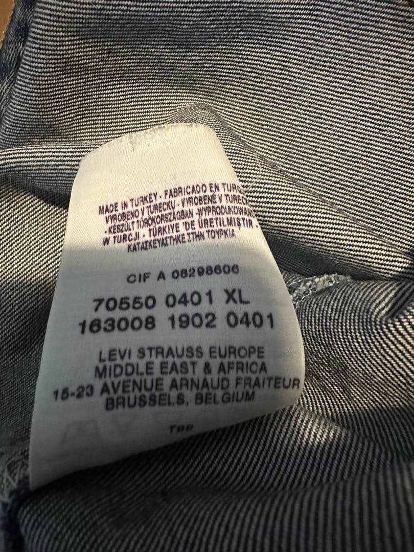 levi's リーバイス 90s 70550 3rd XL