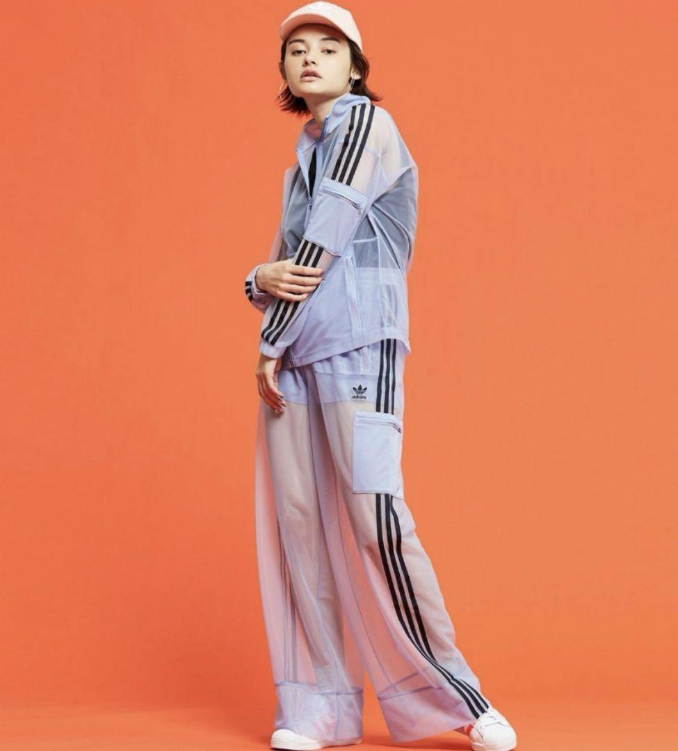 極美品]adidas originals PAKAIAN シースルージャージ柄 - メルカリ