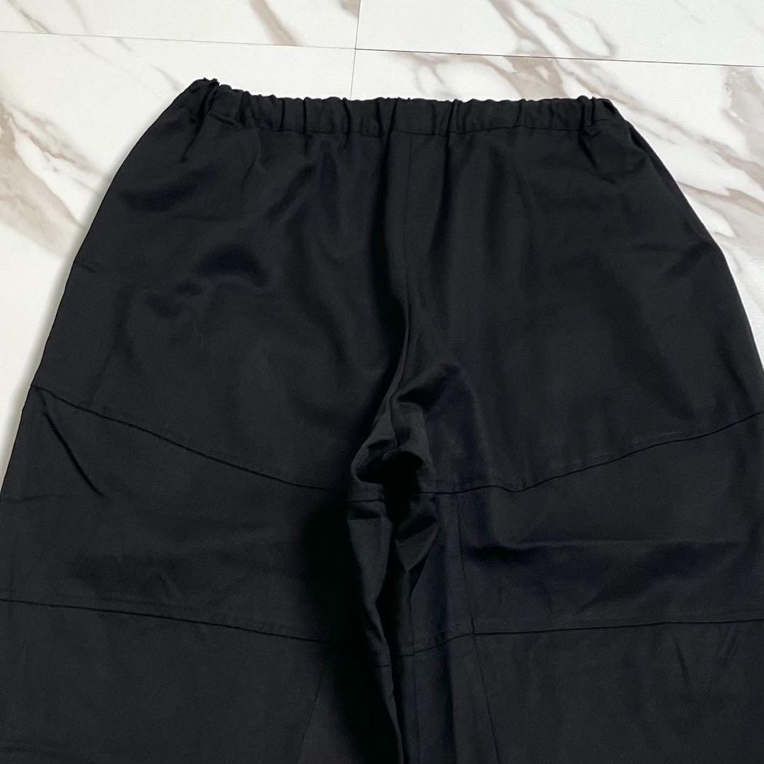 コムデギャルソン コムデギャルソン バルーンパンツ 18ss 極美品 18SS◎ブラックコムデギャルソン ワイドバルーンパンツ