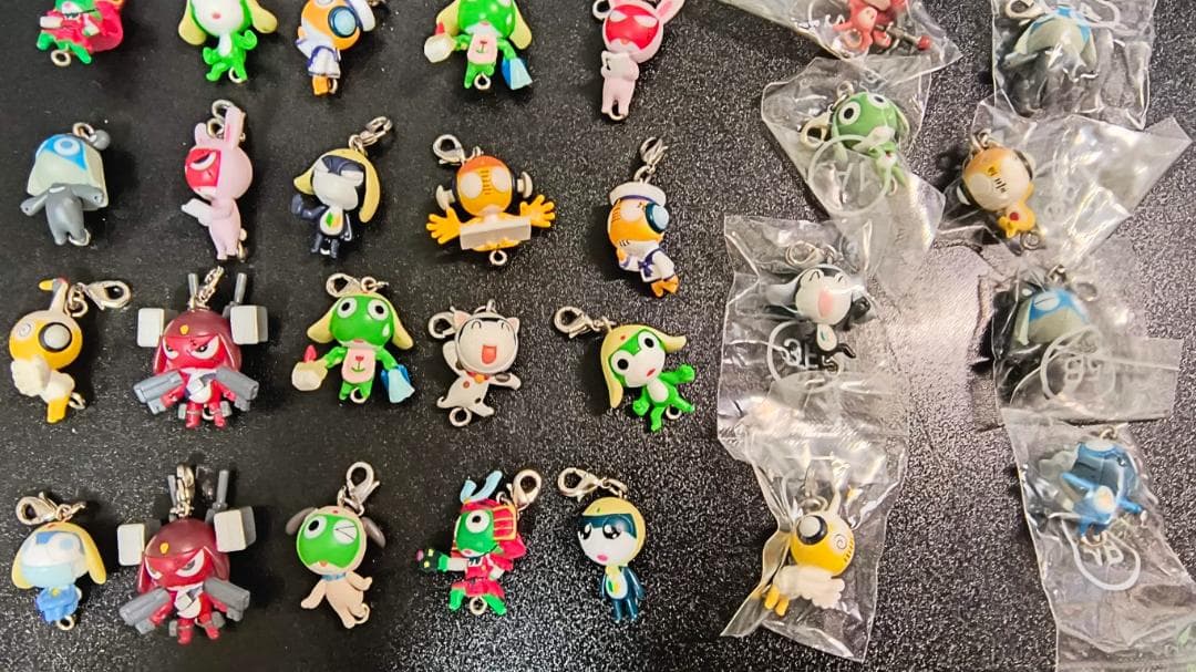 ケロロ軍曹　ファスナーチャーム 　ストラップ　キーホルダー　セット