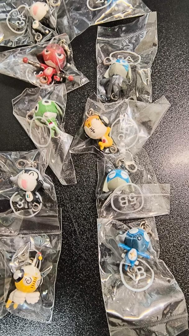 ケロロ軍曹　ファスナーチャーム 　ストラップ　キーホルダー　セット