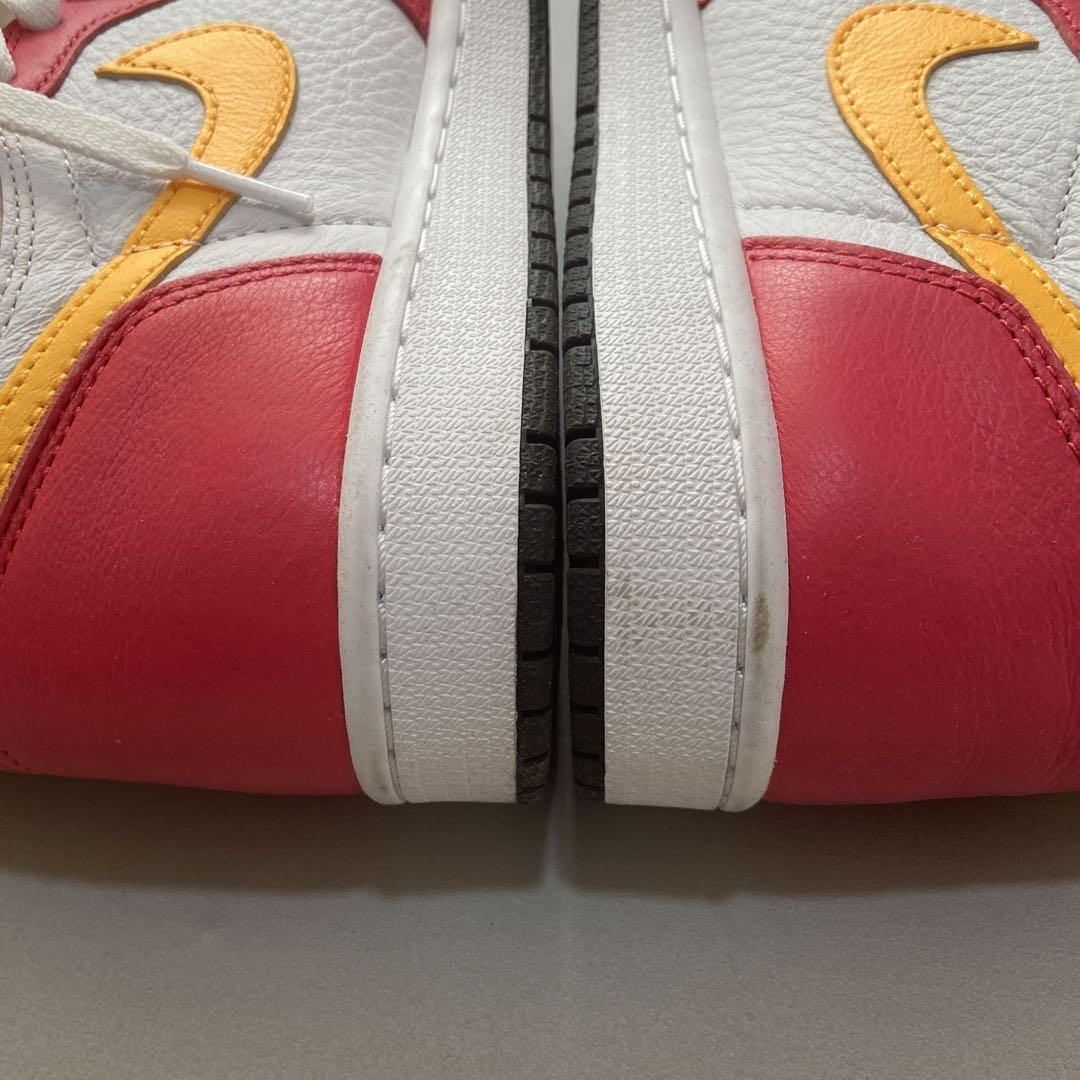 Air Jordanナイキエアジョーダン1ハイライトフュージョンレッド