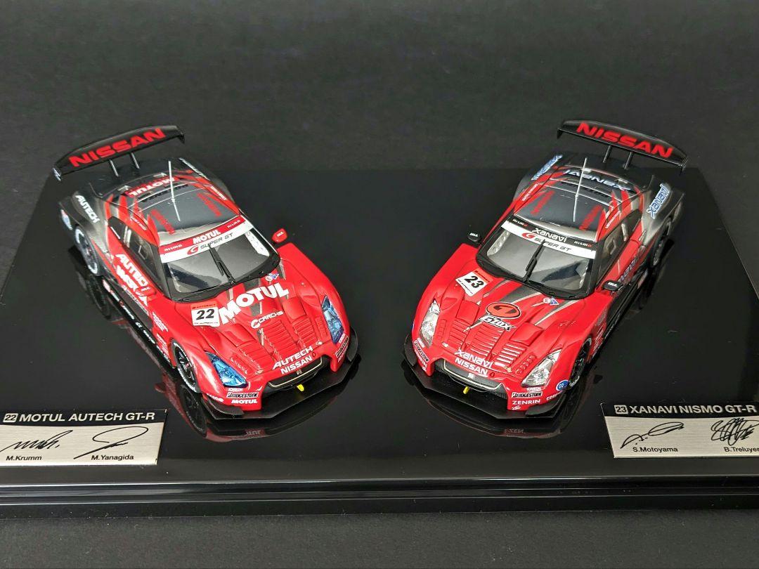 EBBRO ニッサン GT-R デビューウィン＆1-2フィニッシュセット2008