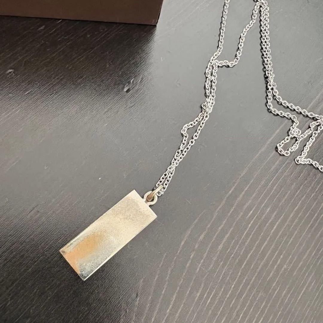 アクセサリー Paul Smith Silver Necklace Stripe