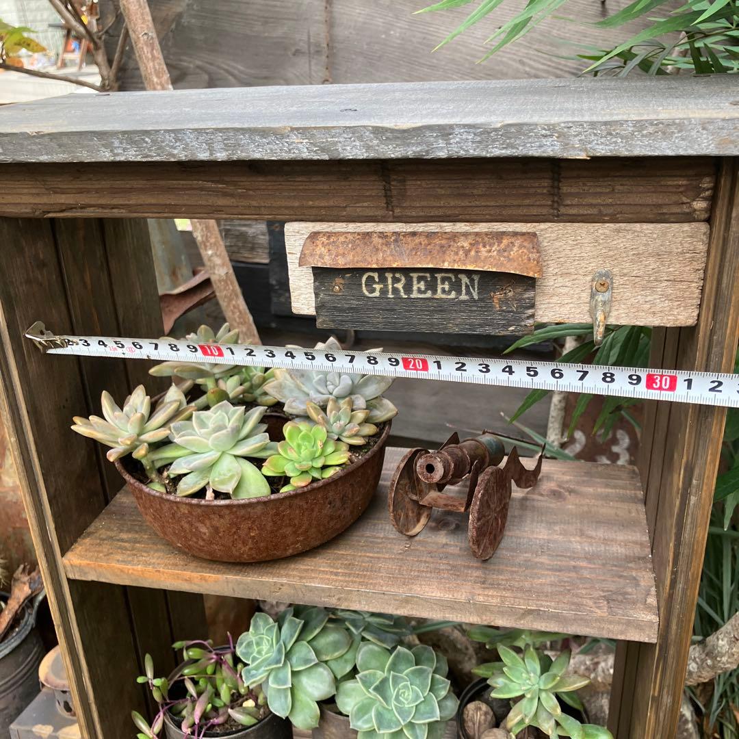 シャビイ ワイヤーラック　店舗陳列棚　ジャンクガーデン　多肉 セダム　ブロカント シャビイ ワイヤーラック 店舗陳列棚 ジャンクガーデン 多肉 セダム