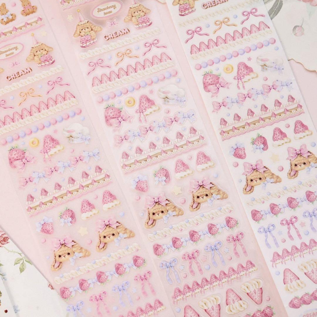 新品海外マステ＆ステッカーまとめ売りセット　ロールシールラスト。 限定!!ラスト①海外マステ他♥大量まとめ売り～Cセット