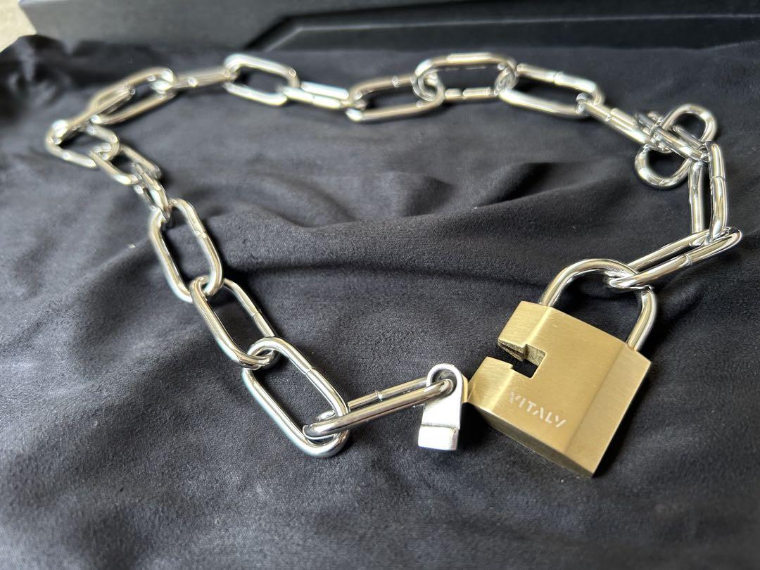 VITALY 新品 未使用 TRESPASS 南京錠 チェーン50cm