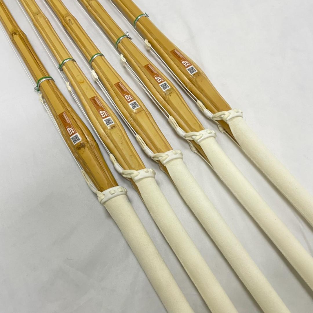 【新品アウトレット】竹刀 細身実戦型床W仕組 38男子(5本セット)※SSP付 【新品アウトレット】竹刀 細身実戦型床W仕組 38男子(5本セット)※SSP付