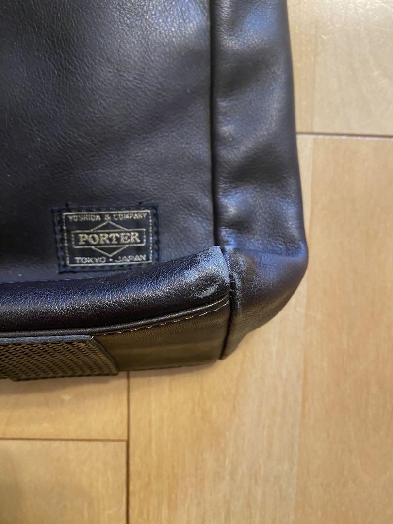 PORTER レザーショルダーバッグ　ビジネスバッグ
