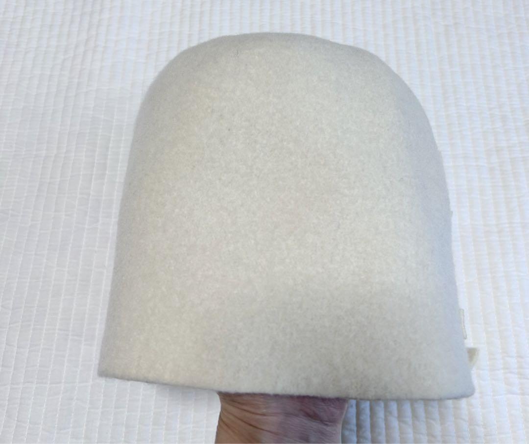 【SCHA】WOOL CAP WITH RIBBON