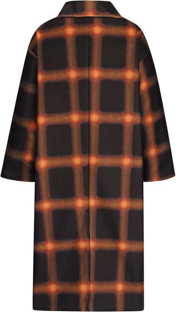 ジャケット・アウター Plaid Shacket Jacket For Women Button