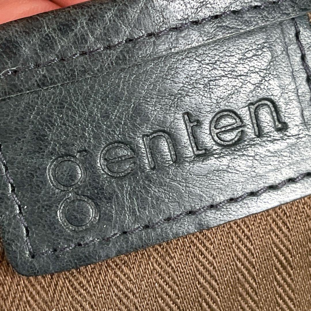 極美品✨ ゲンテンリュック スクエア フラップ 金具 オールレザー 2way