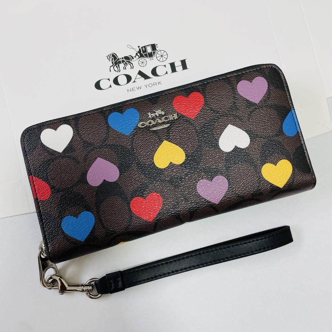 【COACH】ハート柄 長財布 COACH】ハート柄 長財布 (Coach/長財布) CP411【BUYMA】