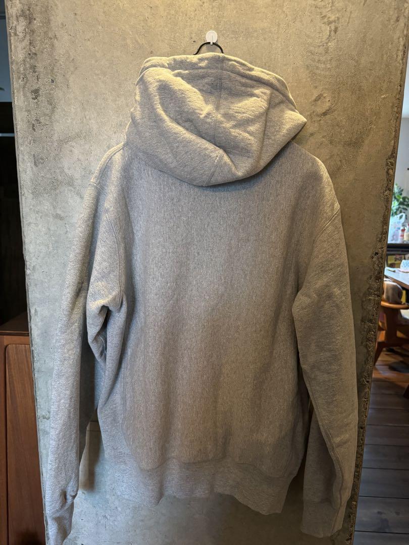 SUPREME】 S Logo Zip Up Hooded Sweatshirt Ash Grey - 24FW