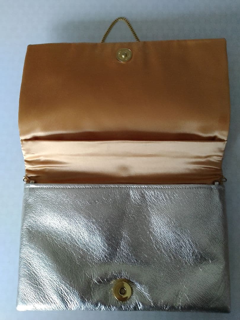 ビーズ刺繍 クラッチバッグ ゴールド系 ビーズ刺繍 クラッチバッグ ゴールド系