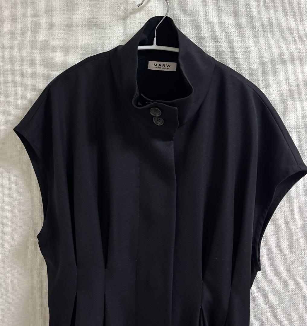 新品タグ付き MARW タックハイネックワンピース　マルゥ MARW UNITED ARROWS（マルゥ ユナイテッドアローズ）の「＜MARW