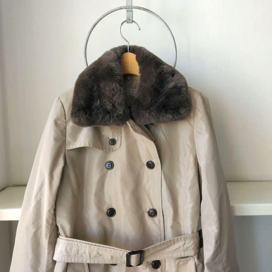 「美品」バーニーズニューヨーク　定番ベーシック　トレンチコート　ライナー付き