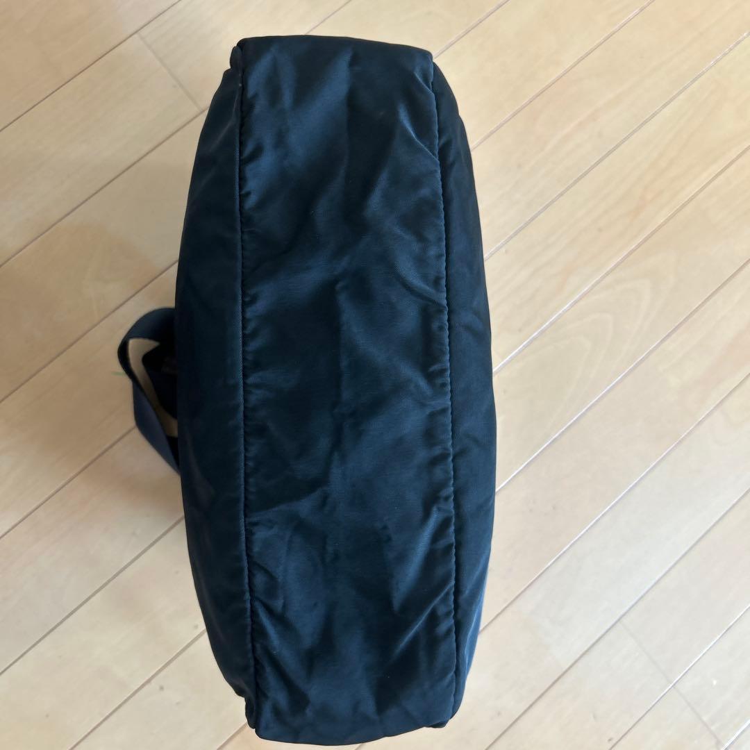 PRADA ブラック ナイロン トートバッグ