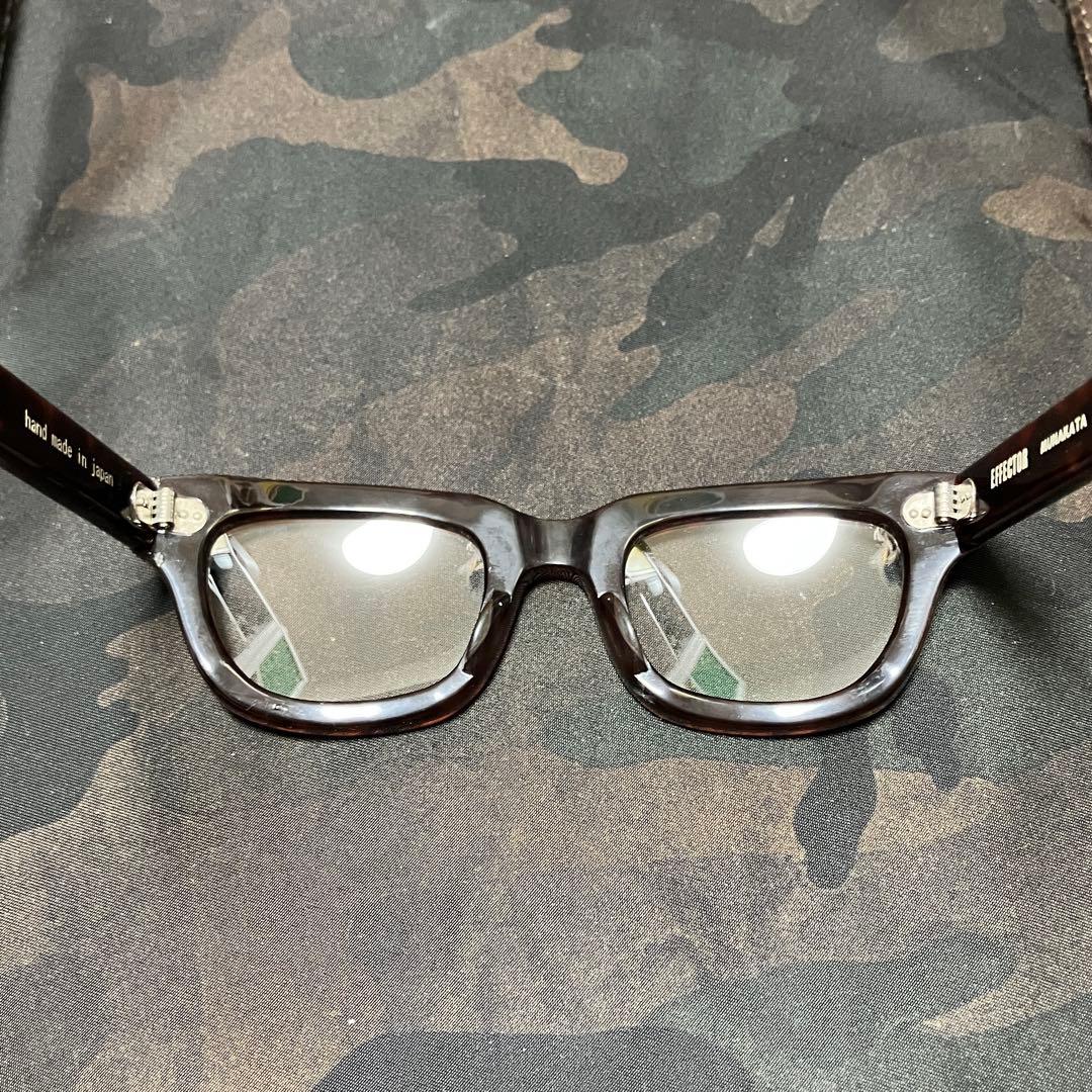 エフェクター MUNAKATA メガネ ブラウン エフェクター MUNAKATA メガネ ブラウン