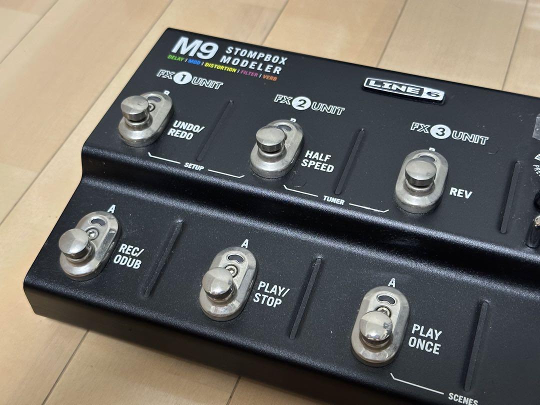 LINE 6 M9 マルチエフェクター ハードケース付き LINE6マルチエフェクター M9 使用レビュー 良かった点、悪かった