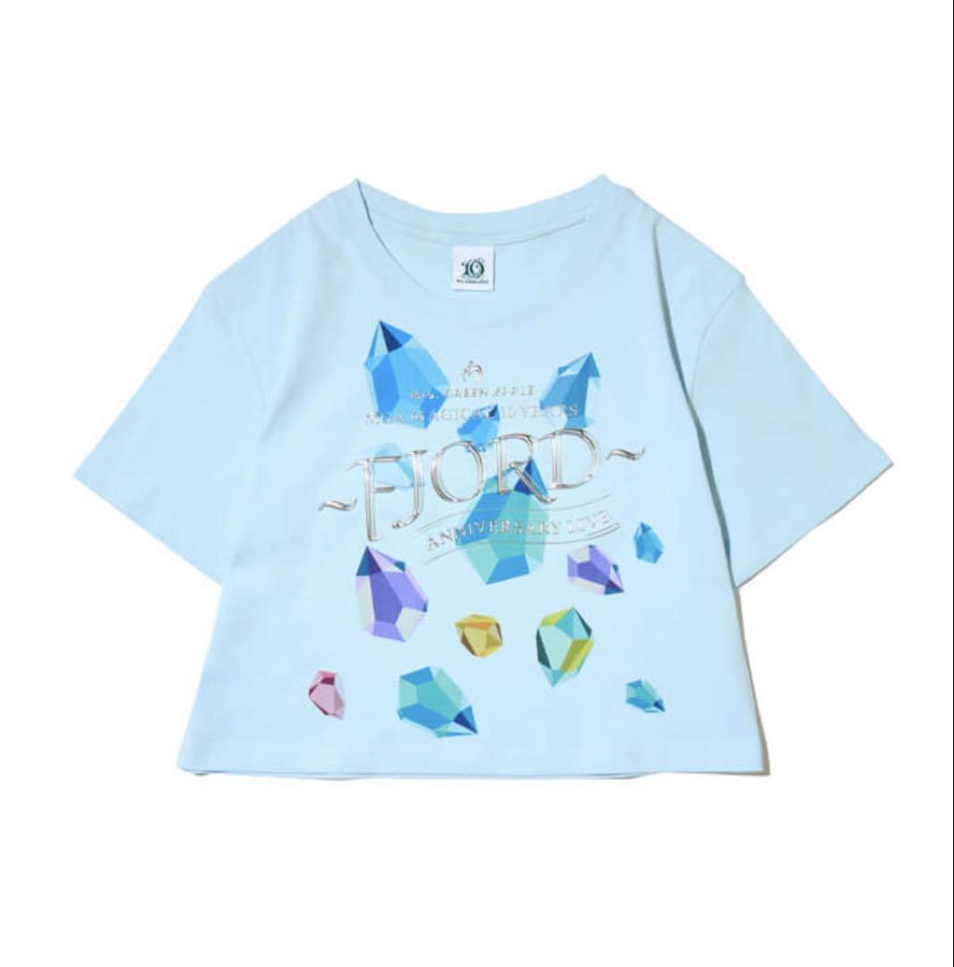 Mrs.GREEN APPLE FJORD クリスタルTシャツ ライトブルー