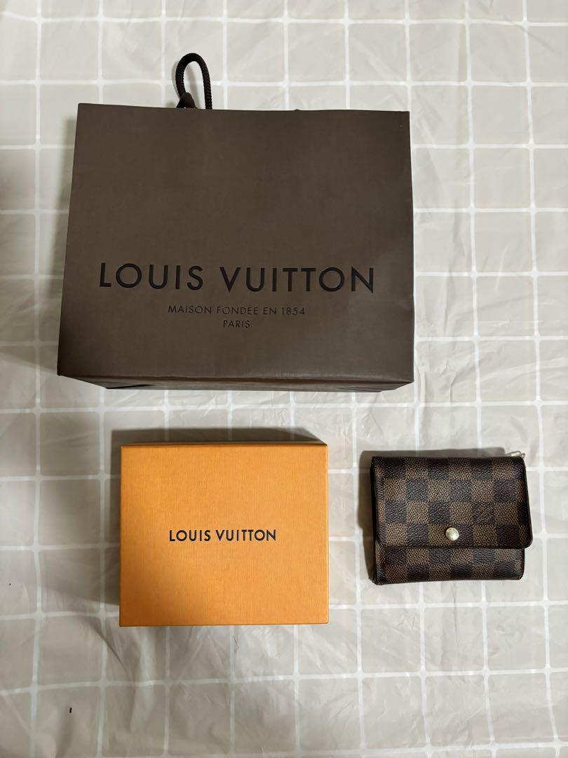 ルイヴィトン ダミエ 三つ折り財布 箱付き LOUIS VITTON