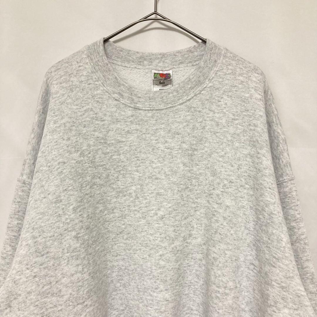 90s フルーツオブザルーム スウェット グレー XXL US古着 ビンテージ