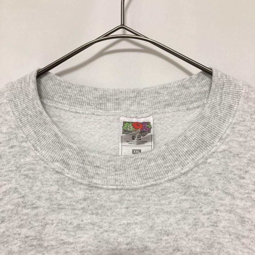 90s フルーツオブザルーム スウェット グレー XXL US古着 ビンテージ