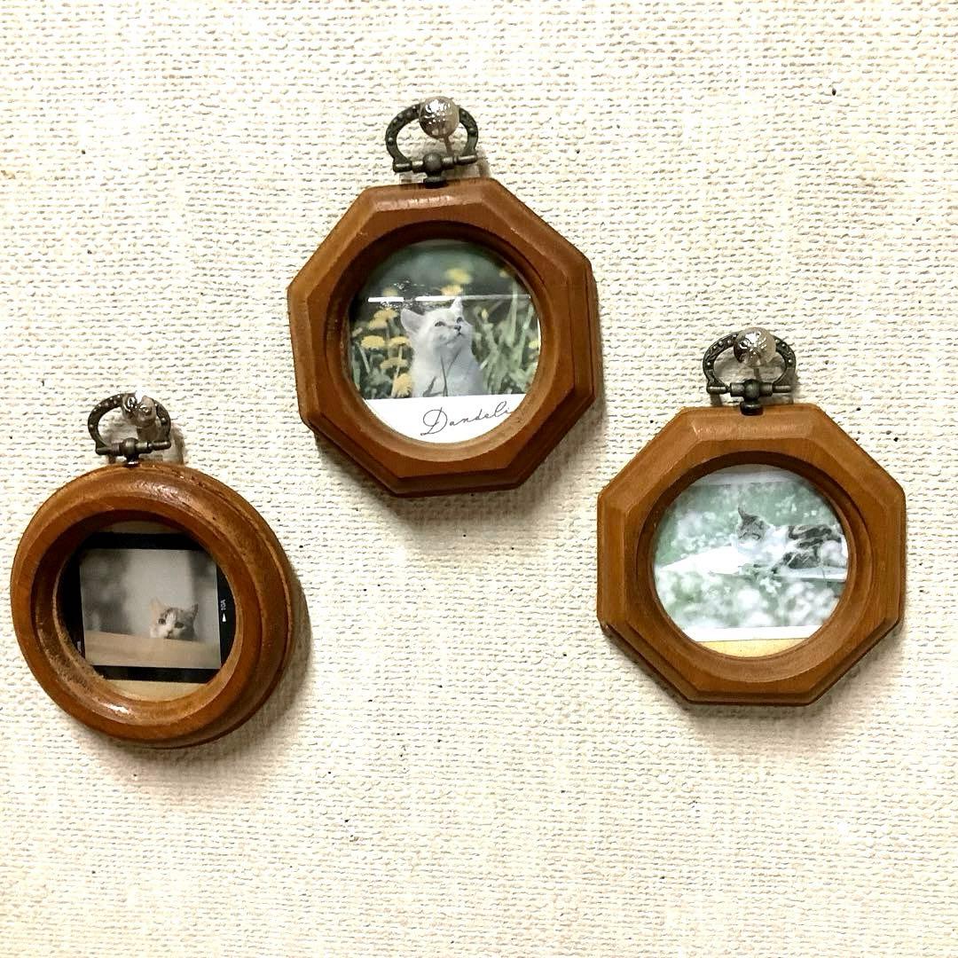 木製　壁掛け用　クラシカルフレーム　3個セット