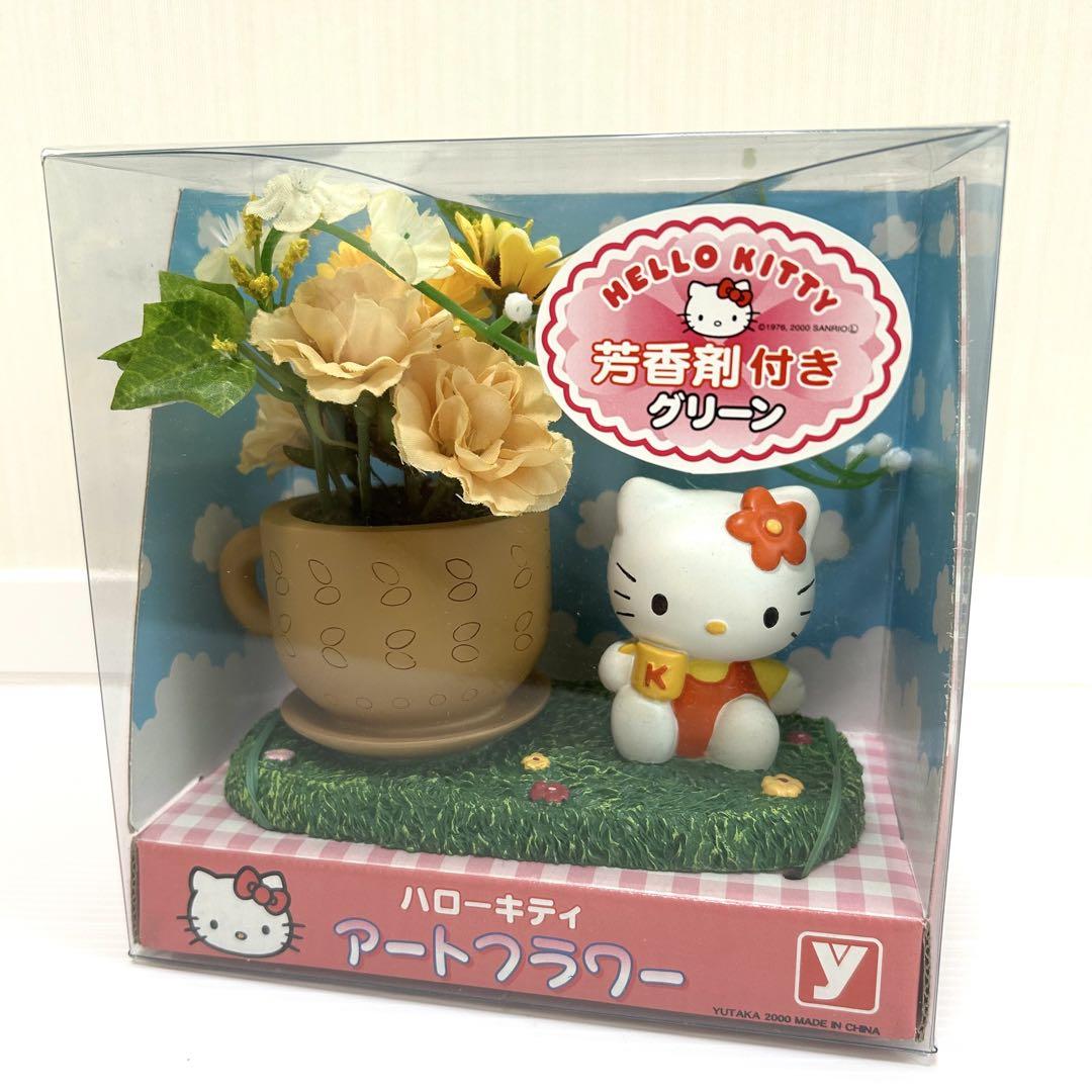レア】ハローキティ アートフラワー 芳香剤付き2000年 日本限定