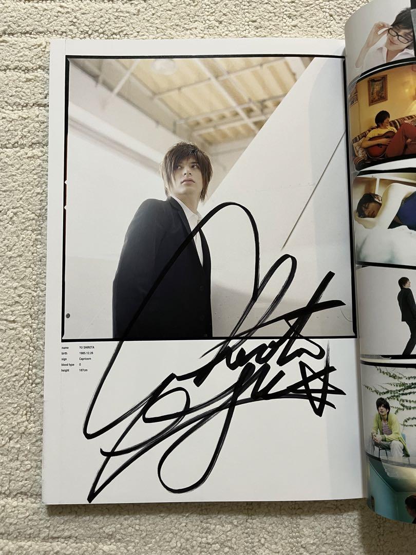 城田優 ファーストソロ写真集＆素顔。2冊セット直筆サイン入り