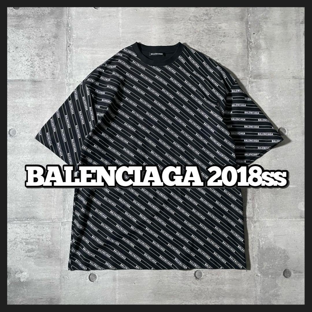 BALENCIAGA 2018SS monogram T-shirt y2k