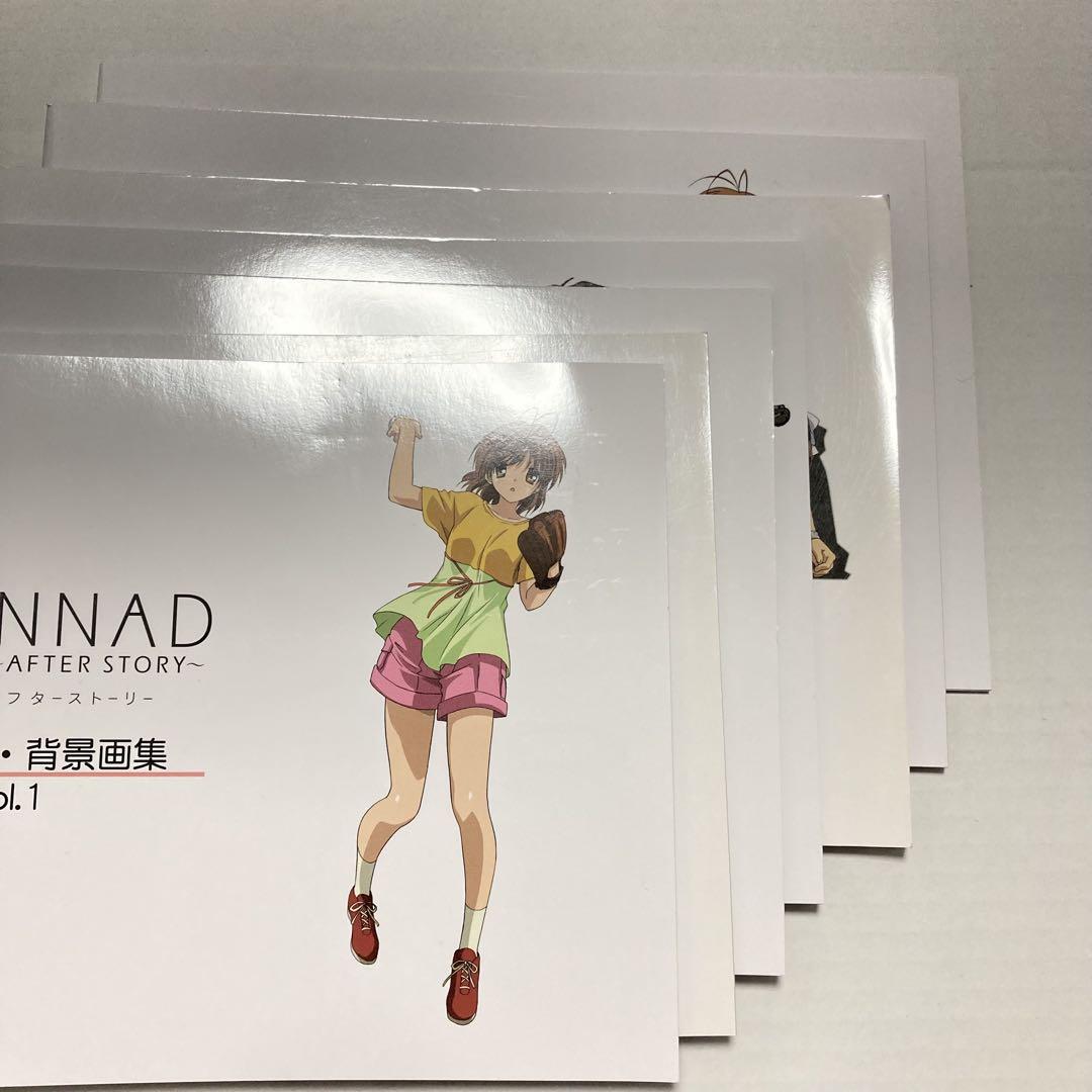 ワンピなど最旬ア！ CLANNAD アフターストーリー MINI線画・背景画集 7冊セット その他