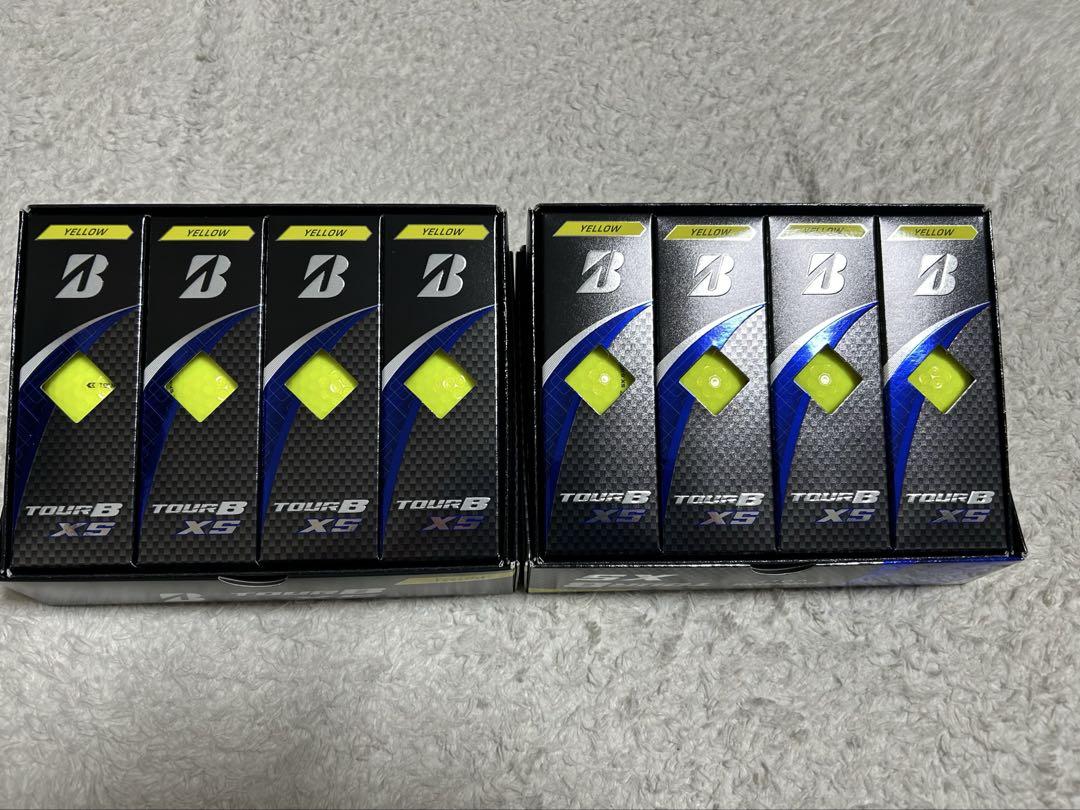 ブリヂストンゴルフボールツアーBXSイエロー2ダース