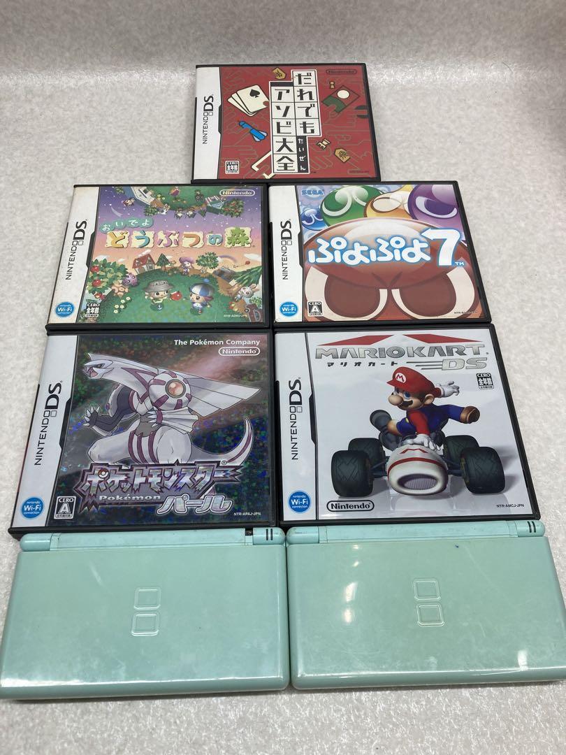 D0103）ニンテンドー DS lite 本体 2台 ソフト5枚 まとめ