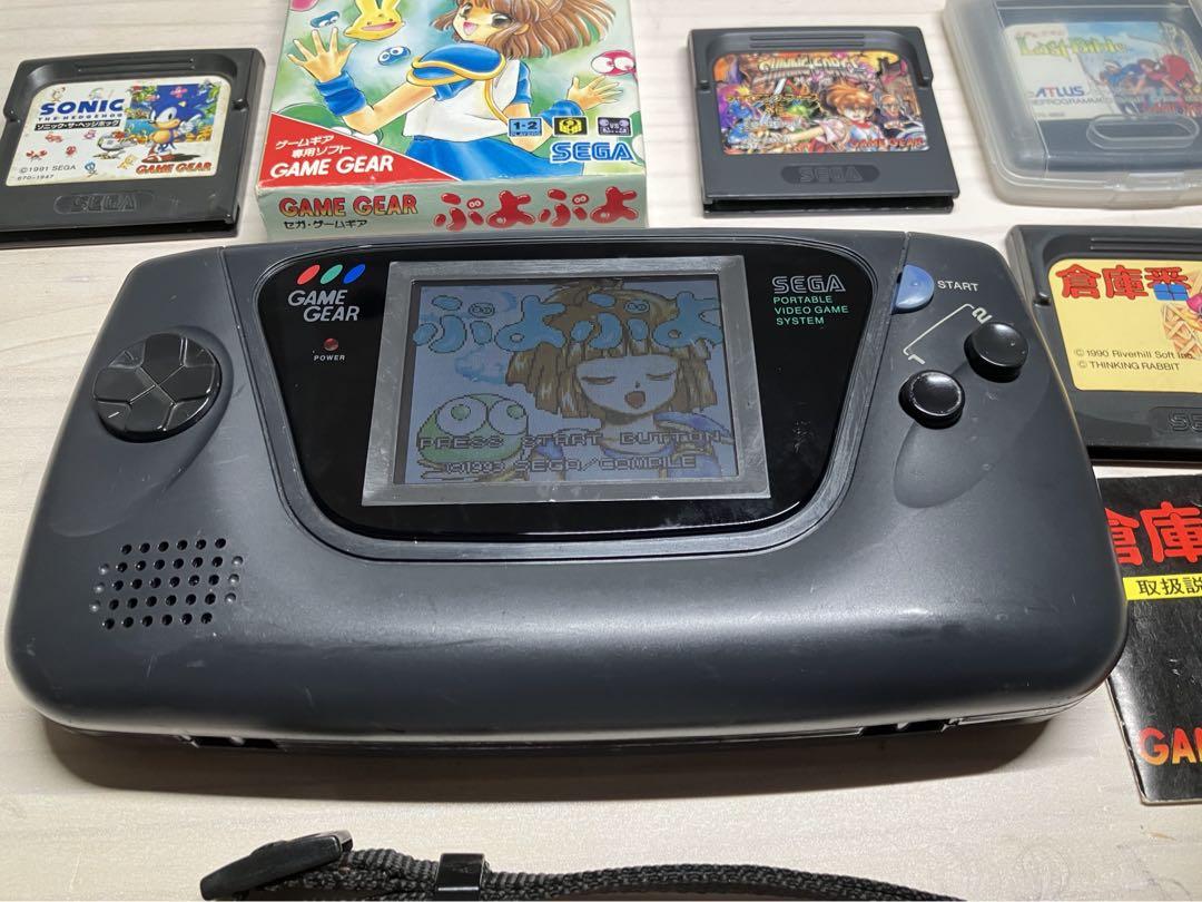ゲームギア LCD液晶、コンデンサフル交換 ソフト12本付き 画像1