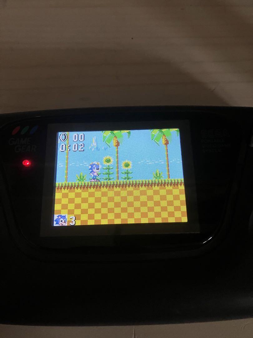 ゲームギア LCD液晶、コンデンサフル交換 ソフト12本付き 画像4
