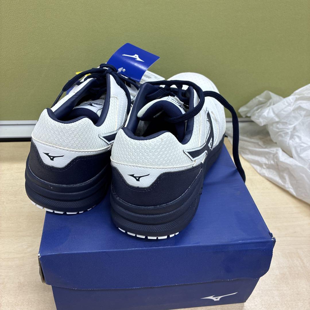 Mizuno AL MIGHTY LS 13L 26.0cm ホワイト/ネイビー