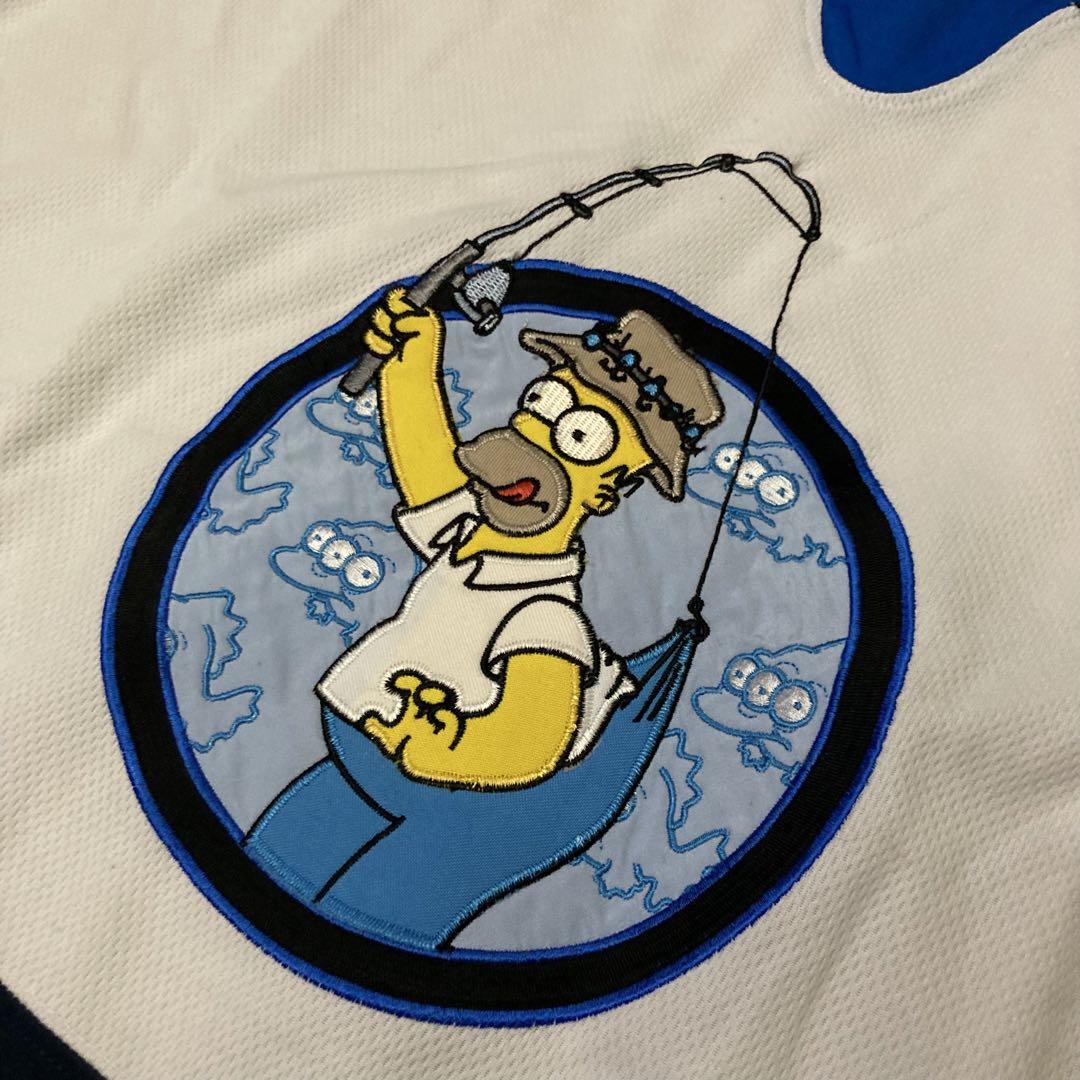 00'sシンプソンズSimpsonsホッケーゲームシャツスポーツユニフォーム