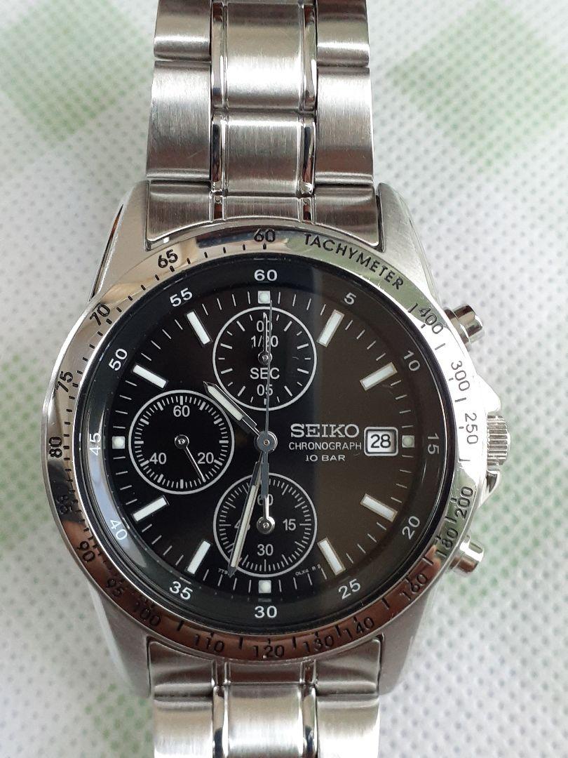 SEIKO クロノグラフ 腕時計 10 BAR