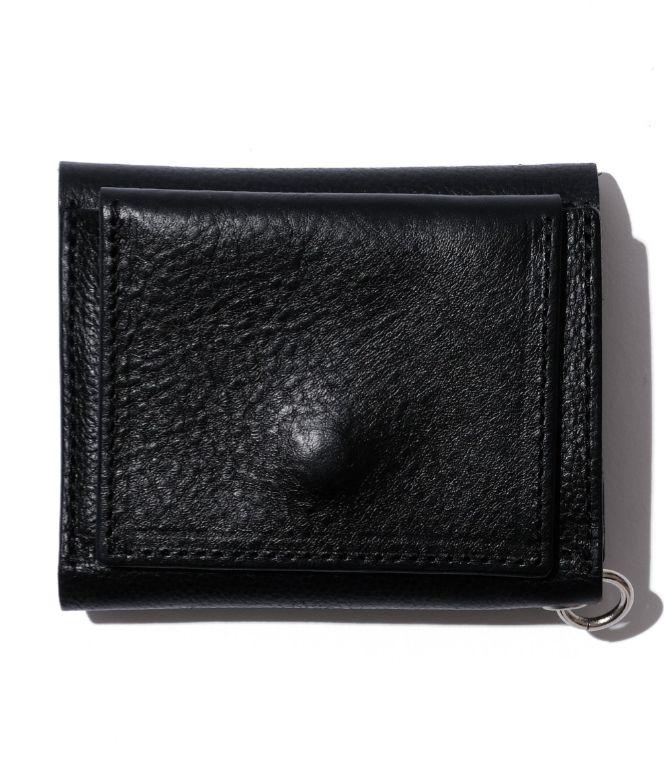 CALEE × KEBOZ STUDS LEATHER MULTI WALLET